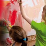 Taller de pintura y estampación para niños