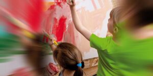 Taller de pintura y estampación para niños