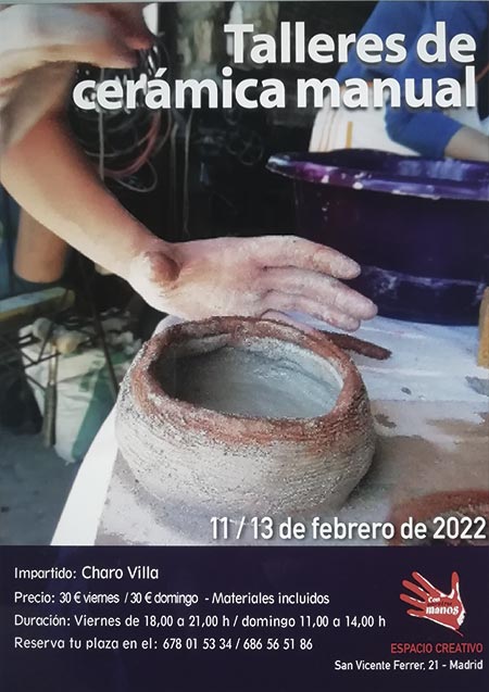 Taller cerámica manual